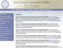 Tablet Screenshot of kanecountyassessments.org